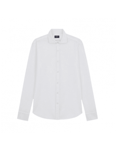 Chemise en coton piqué blanc votre