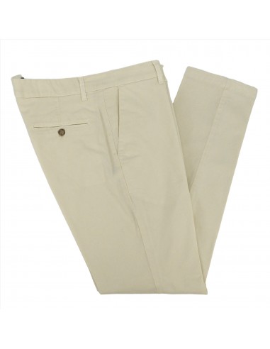 Pantalon de coton Liverpool blanc cassé chez Cornerstreet bien 