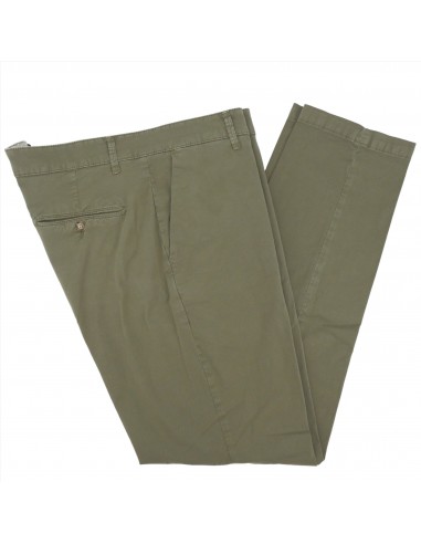 Pantalon de coton Liverpool vert menthe le des métaux précieux