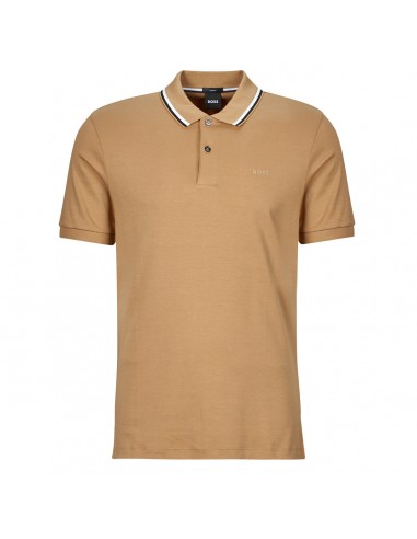 Polo contraste camel Boss Vous souhaitez 