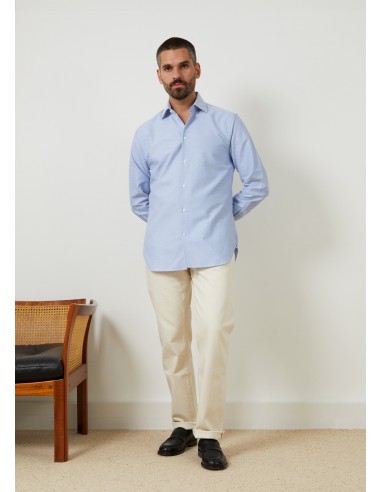 Chemise Volpaia bleu ou a consommer sur place