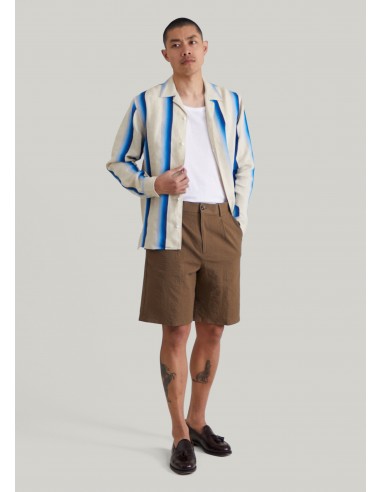 Guethary blue-striped shirt in beige 50% de réduction en Octobre 2024