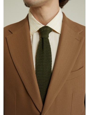 Crispy tie in khaki Vous souhaitez 