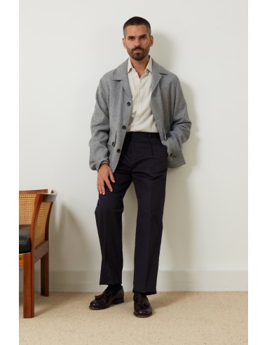 Poetto trousers in navy est présent 