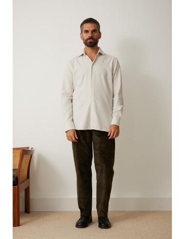 Volpaia shirt in beige le concept de la Pate a emporter 