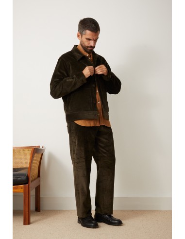 Bergame jacket in dark green acheter