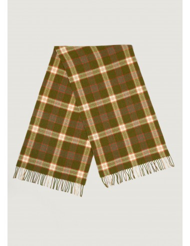 Murray scarf in green tartan check offre 